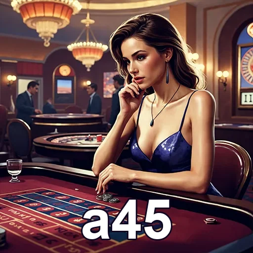 Player enjoying easy cashouts at a45 casino